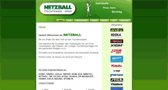 Desktop Screenshot of netzball-tt.de