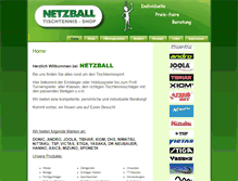 Tablet Screenshot of netzball-tt.de